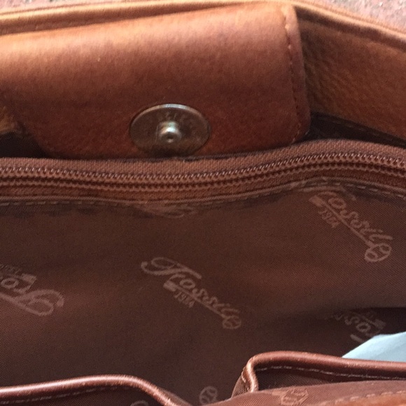 Leather Fossil Tote - Picture 4 of 6